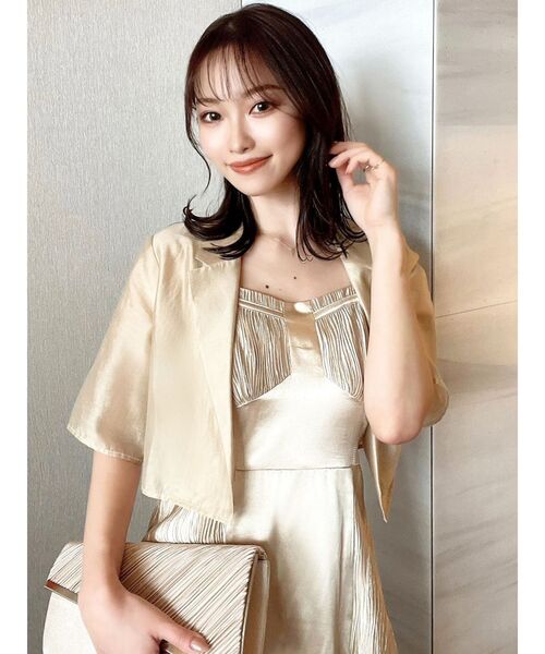 RESEXXY（リゼクシー）の「シアーテーラードジャケット【セットアップ着用可能】（テーラードジャケット・レディース・ブラック/ブルー/イエロー・FREE）」の20枚目の写真