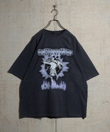 【13】ストーンウォッシュ ハードグラフィックプリント BIG Tシャツ