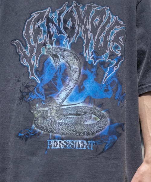 JOHN'S CLOSET（ジョンズクローゼット）の「【13】ストーンウォッシュ ハードグラフィックプリント BIG Tシャツ（Tシャツ/カットソー・メンズ・ブラック系その他/ブラック系その他2・LARGE/MEDIUM）」の14枚目の写真