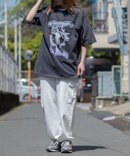 JOHN'S CLOSET（ジョンズクローゼット）の「【13】ストーンウォッシュ ハードグラフィックプリント BIG Tシャツ（Tシャツ/カットソー・メンズ・ブラック系その他/ブラック系その他2・LARGE/MEDIUM）」の12枚目の写真