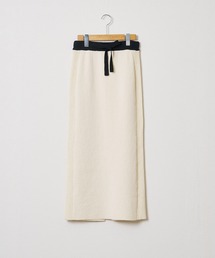 Audrey and John Wad（オードリーアンドジョンワッド）の「サイドリブ配色ニットスカート（スカート）」