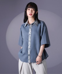 Ellno Loset | ジャガードクレリックシャツSS(シャツ/ブラウス)