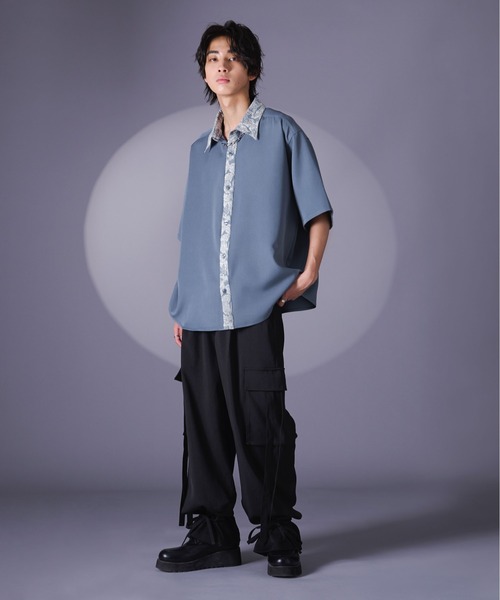 ︎Ellno Loset ジャガードクレリックシャツ Mサイズ Ellno Loset ジャガードクレリックシャツ M - メルカリ