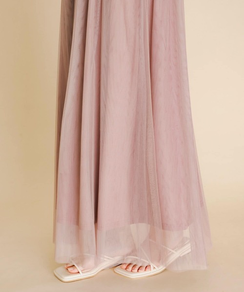 HEYUMM(ヘユム)の「ソフトチュールイージースカート(スカート・レディース・ブラック/ライトピンク/ライトベージュ・SMALL/MEDIUM)」の20枚目の写真