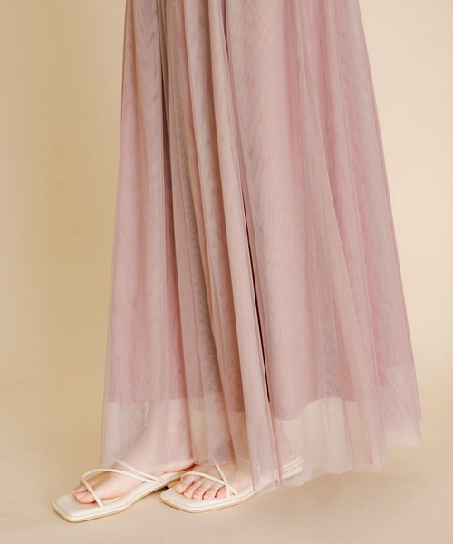 HEYUMM(ヘユム)の「ソフトチュールイージースカート(スカート・レディース・ブラック/ライトピンク/ライトベージュ・SMALL/MEDIUM)」の21枚目の写真