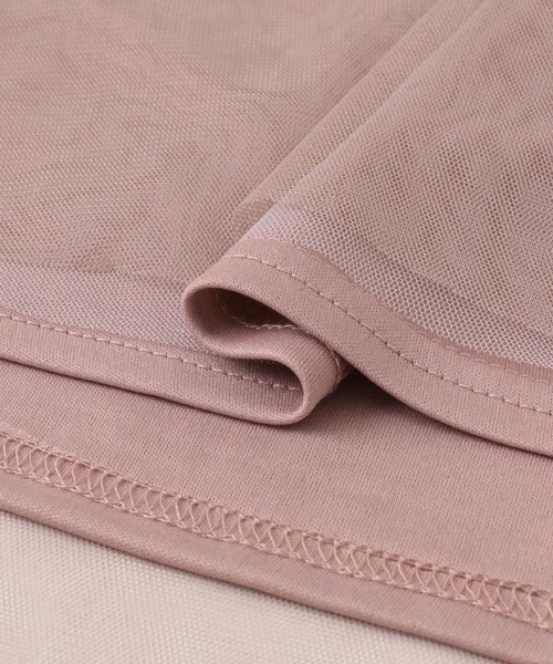 HEYUMM(ヘユム)の「ソフトチュールイージースカート(スカート・レディース・ブラック/ライトピンク/ライトベージュ・SMALL/MEDIUM)」の8枚目の写真