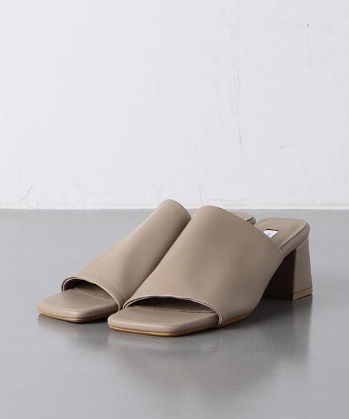 UNITED ARROWS（ユナイテッドアローズ）の「ワイドスクエア ミュール（サンダル・レディース・ホワイト/ブラック/ブラウン・38/35/36/37）」の10枚目の写真