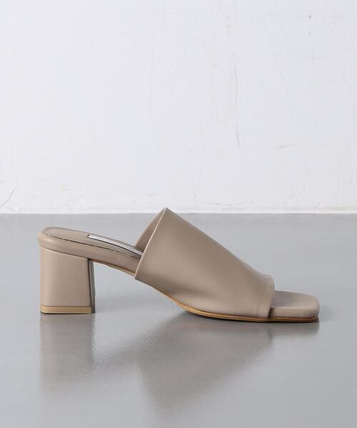 UNITED ARROWS（ユナイテッドアローズ）の「ワイドスクエア ミュール（サンダル・レディース・ホワイト/ブラック/ブラウン・38/35/36/37）」の8枚目の写真