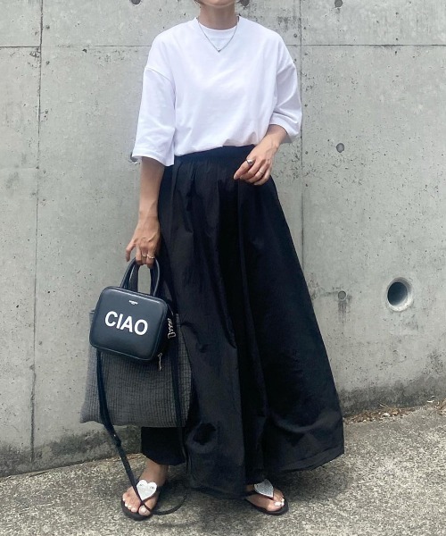 evernavy(エバーネイビー)の「【新サイズ追加】オーバーサイズTシャツ(Tシャツ/カットソー・レディース・ホワイト/ネイビー/ブラック・M/MS)」の22枚目の写真