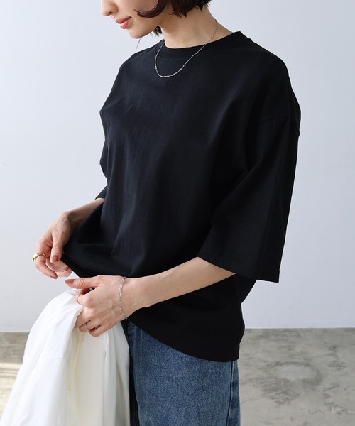 【アーモンドアイさん専用】ENNOY Tシャツ ネイビー ［Mサイズ］ 新サイズ追加】オーバーサイズTシャツ（Tシャツ/カットソー
