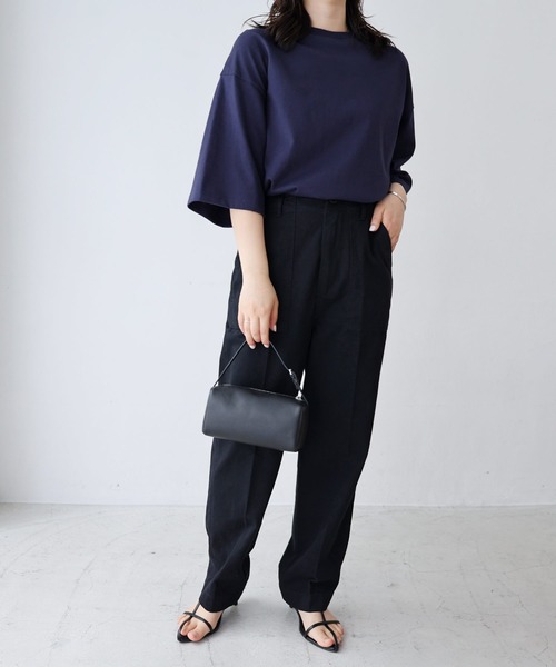 【アーモンドアイさん専用】ENNOY Tシャツ ネイビー ［Mサイズ］ 新サイズ追加】オーバーサイズTシャツ（Tシャツ/カットソー