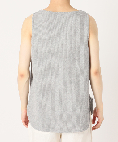 JOURNAL STANDARD relume(ジャーナルスタンダード レリューム)の「レイヤード ラウンドサーマルタンクトップ(タンクトップ・メンズ・ホワイト/ネイビー/グレー/サックスブルー・SMALL/LARGE/MEDIUM)」の8枚目の写真