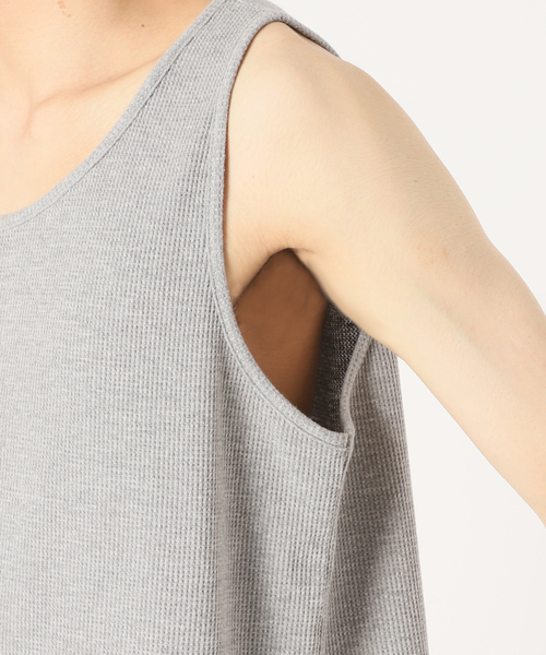 JOURNAL STANDARD relume(ジャーナルスタンダード レリューム)の「レイヤード ラウンドサーマルタンクトップ(タンクトップ・メンズ・ホワイト/ネイビー/グレー/サックスブルー・SMALL/LARGE/MEDIUM)」の11枚目の写真