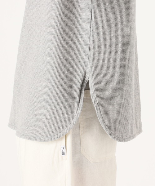 JOURNAL STANDARD relume(ジャーナルスタンダード レリューム)の「レイヤード ラウンドサーマルタンクトップ(タンクトップ・メンズ・ホワイト/ネイビー/グレー/サックスブルー・SMALL/LARGE/MEDIUM)」の12枚目の写真