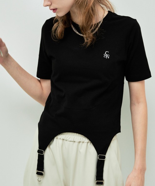 tシャツ CASANE（カサネ）別注イレギュラーヘムプルオーバー レディース tシャツ CASANE（カサネ）別注イレギュラーヘムプルオーバー
