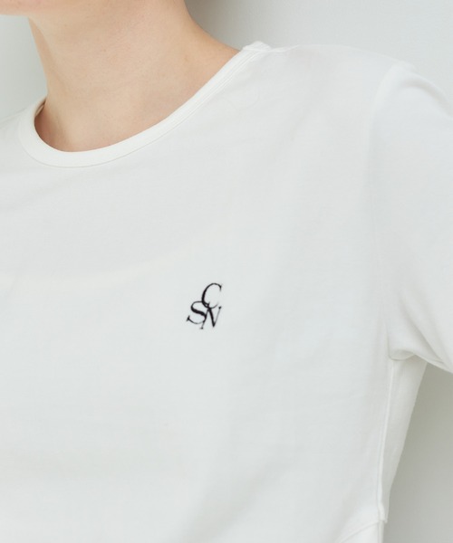 tシャツ CASANE（カサネ）別注イレギュラーヘムプルオーバー レディース tシャツ CASANE（カサネ）別注イレギュラーヘムプルオーバー