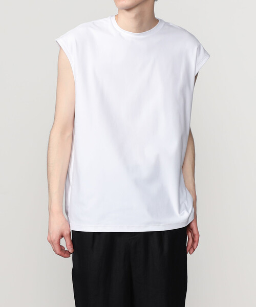 Speedo(スピード)の「speedo | 〈別注〉ノースリーブTシャツ MEN(Tシャツ/カットソー・メンズ・ホワイト/ブラック・M/S)」の4枚目の写真