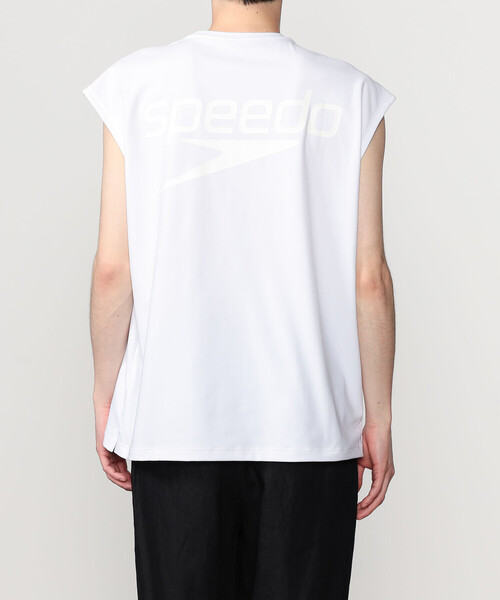 Speedo(スピード)の「speedo | 〈別注〉ノースリーブTシャツ MEN(Tシャツ/カットソー・メンズ・ホワイト/ブラック・M/S)」の7枚目の写真