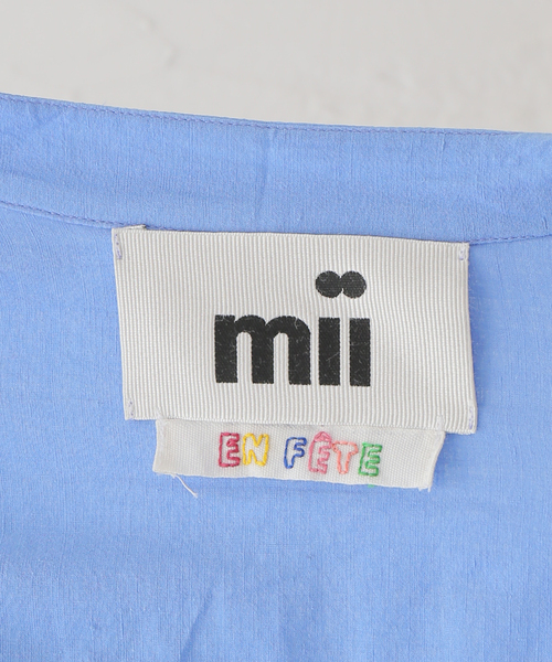 mii(ミー)の「【Mii / ミイ】HANDEMBROIDERED COTTON BLOUSE:ブラウス(シャツ/ブラウス・レディース・サックスブルー・SMALL)」の7枚目の写真