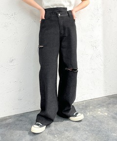 Side Slash Denim/サイドスラッシュデニム（デニムパンツ）｜MAISON