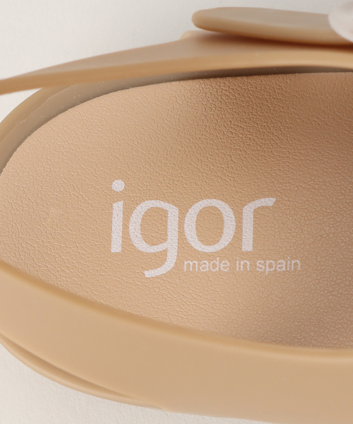 igor(イゴール)の「【igor / イゴール】 JERRY SANDALS(サンダル・レディース・アイボリー/ブラック/ベージュ/シルバー/ゴールド・23cm/22.5cm/24.5cm/24cm)」の21枚目の写真