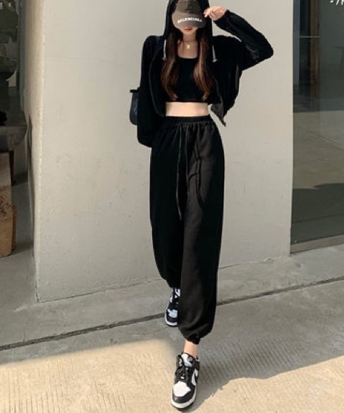 LADY LIKE(レディライク)の「ミニ裏毛スエット3点セット(スウェット・レディース・グレー/ブラック・M)」の20枚目の写真