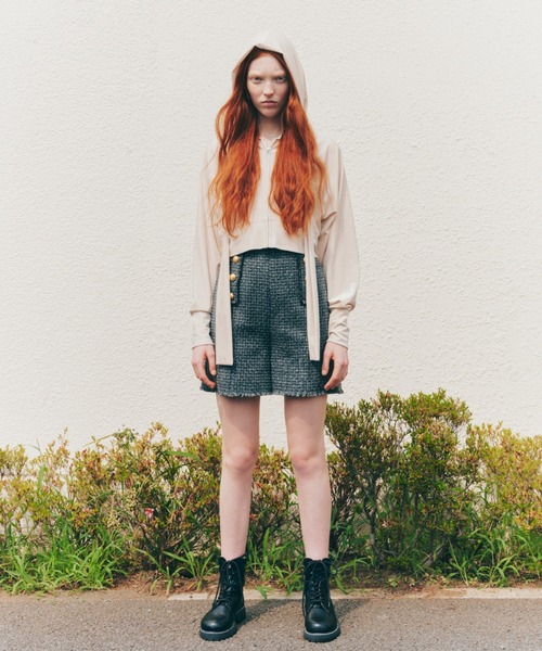 FURFUR（ファーファー）の「レースアップショートブーツ（ブーツ・レディース・ホワイト/ブラック/ラベンダー・38/36）」の20枚目の写真