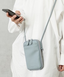 Actually | シュリンク フェイクレザー スマホショルダー(ショルダーバッグ)