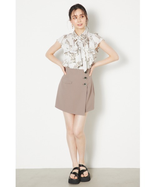 rienda（リエンダ）の「フリルスリーブボウタイブラウス（シャツ/ブラウス・レディース・グリーン系その他/ホワイト/ベージュ系その他/ブルー/ブルー系その他3・FREE）」の10枚目の写真