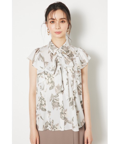 rienda（リエンダ）の「フリルスリーブボウタイブラウス（シャツ/ブラウス・レディース・グリーン系その他/ホワイト/ベージュ系その他/ブルー/ブルー系その他3・FREE）」の20枚目の写真