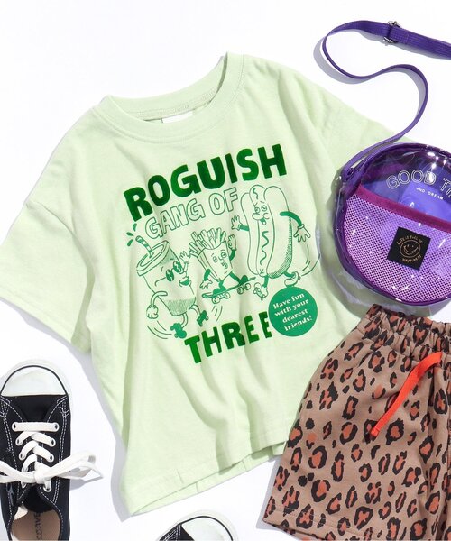 BREEZE（ブリーズ）の「ビビットモチーフTシャツ（Tシャツ/カットソー・キッズ・サックスブルー/ピンク/イエロー/ミント/オフホワイト・140/130/120/90/110/100/80）」の3枚目の写真