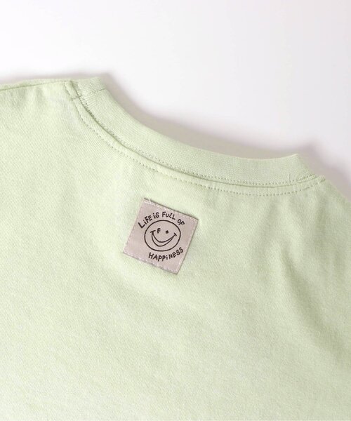 BREEZE（ブリーズ）の「ビビットモチーフTシャツ（Tシャツ/カットソー・キッズ・サックスブルー/ピンク/イエロー/ミント/オフホワイト・140/130/120/90/110/100/80）」の12枚目の写真