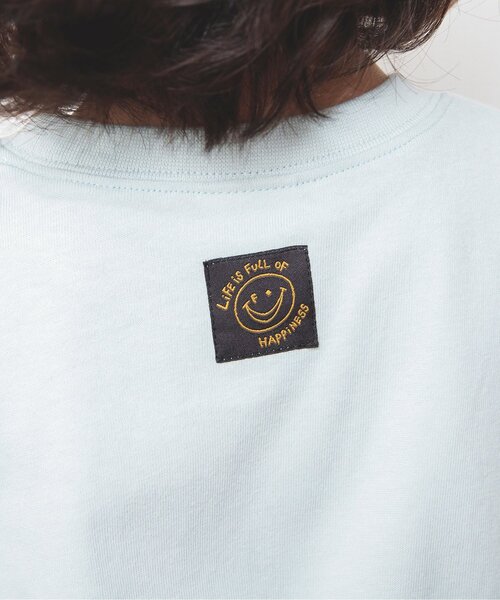 BREEZE（ブリーズ）の「ビビットモチーフTシャツ（Tシャツ/カットソー・キッズ・サックスブルー/ピンク/イエロー/ミント/オフホワイト・140/130/120/90/110/100/80）」の18枚目の写真