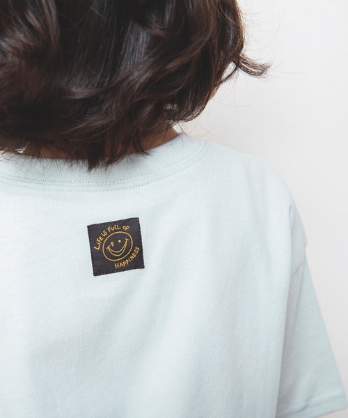 BREEZE（ブリーズ）の「ビビットモチーフTシャツ（Tシャツ/カットソー・キッズ・サックスブルー/ピンク/イエロー/ミント/オフホワイト・140/130/120/90/110/100/80）」の8枚目の写真