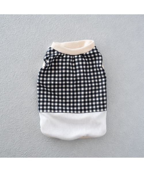 犬服ハンドメイド＊タータンチェックなバルーンタンク 犬服ハンドメイド＊タータンチェックなバルーンタンク 犬服