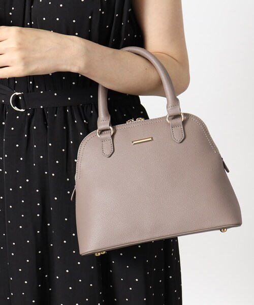 grove（グローブ）の「◆2WAYボストンバッグ（ハンドバッグ・レディース・ライトブルー/オレンジ/ダークグレー/ライトベージュ・00）」の2枚目の写真