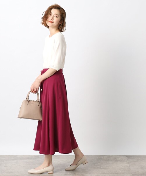 grove（グローブ）の「◆2WAYボストンバッグ（ハンドバッグ・レディース・ライトブルー/オレンジ/ダークグレー/ライトベージュ・00）」の12枚目の写真