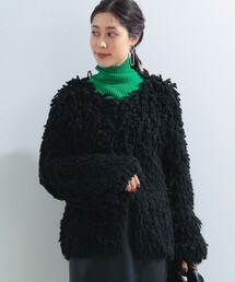 Ray BEAMS | Ray BEAMS / ループ編み ニット ジャケット(ニット/セーター)