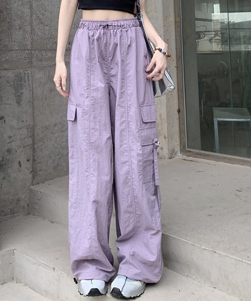 deux amour（ドゥーザムール）の「カーゴストレートパンツ（カーゴパンツ・レディース・パープル/グレー/カーキ・FREE）」の15枚目の写真