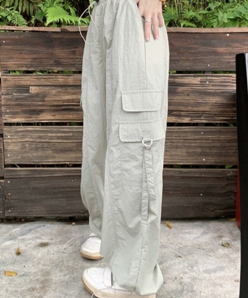 deux amour（ドゥーザムール）の「カーゴストレートパンツ（カーゴパンツ・レディース・パープル/グレー/カーキ・FREE）」の10枚目の写真