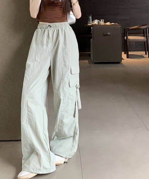 deux amour（ドゥーザムール）の「カーゴストレートパンツ（カーゴパンツ・レディース・パープル/グレー/カーキ・FREE）」の11枚目の写真