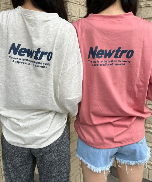 fiere(フィエール)の「メンズライクバックロゴTシャツ(Tシャツ/カットソー・レディース・グレー/ピンク/ネイビー・MEDIUM/LARGE/X-LARGE)」の10枚目の写真