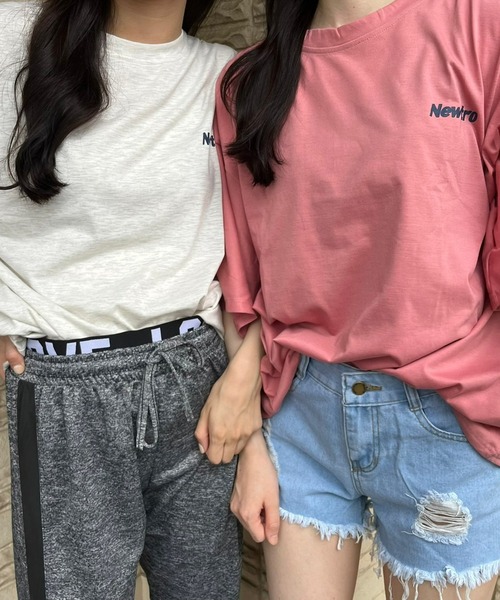 fiere(フィエール)の「メンズライクバックロゴTシャツ(Tシャツ/カットソー・レディース・グレー/ピンク/ネイビー・MEDIUM/LARGE/X-LARGE)」の15枚目の写真