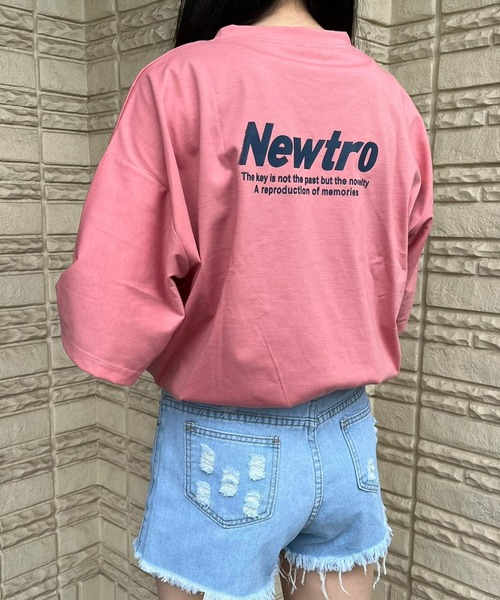fiere(フィエール)の「メンズライクバックロゴTシャツ(Tシャツ/カットソー・レディース・グレー/ピンク/ネイビー・MEDIUM/LARGE/X-LARGE)」の16枚目の写真