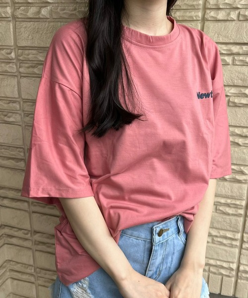 fiere(フィエール)の「メンズライクバックロゴTシャツ(Tシャツ/カットソー・レディース・グレー/ピンク/ネイビー・MEDIUM/LARGE/X-LARGE)」の17枚目の写真