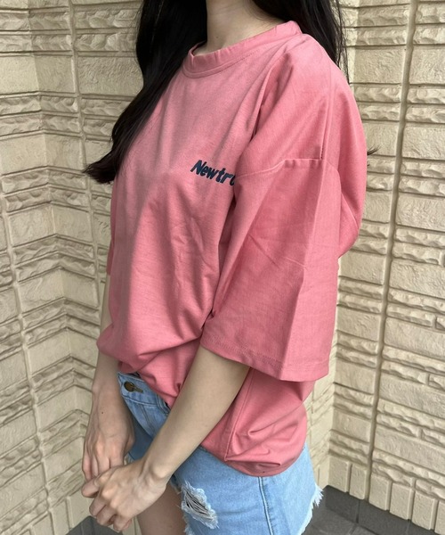fiere(フィエール)の「メンズライクバックロゴTシャツ(Tシャツ/カットソー・レディース・グレー/ピンク/ネイビー・MEDIUM/LARGE/X-LARGE)」の18枚目の写真