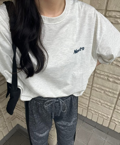 fiere(フィエール)の「メンズライクバックロゴTシャツ(Tシャツ/カットソー・レディース・グレー/ピンク/ネイビー・MEDIUM/LARGE/X-LARGE)」の21枚目の写真