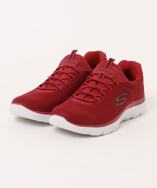 SKECHERS（スケッチャーズ）の「《SKECHERS》SUMMITS（スニーカー・メンズ・チャコール/ブラック×ブラック/ネイビー/レッド・26.0cm/26.5cm/25.5cm/27.0cm/28.0cm/27.5cm/24.5cm/25.0cm）」の4枚目の写真
