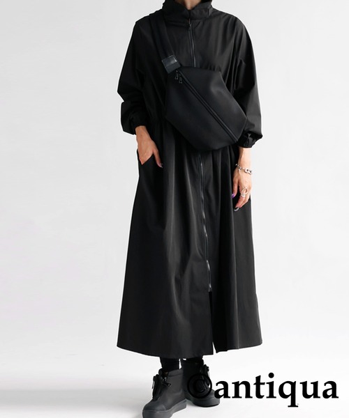 ジップ付きワンピース（ワンピース）｜antiqua（アンティカ）