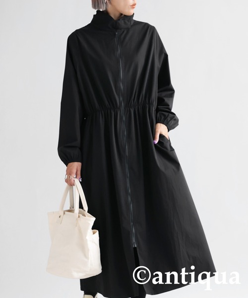 ジップ付きワンピース（ワンピース）｜antiqua（アンティカ）